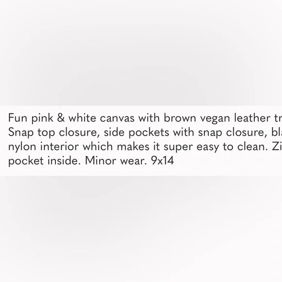 Tommy Hilfiger Pink and Brown Shoulder Bag - Picture 10 of 10